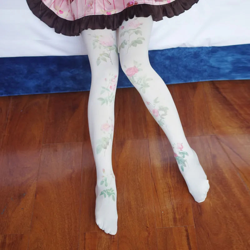 Rose Garden Tights