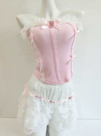 Pink Ami Top & Set
