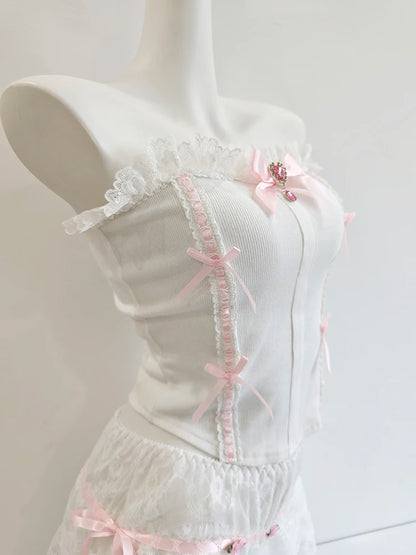 White Ami Top & Set