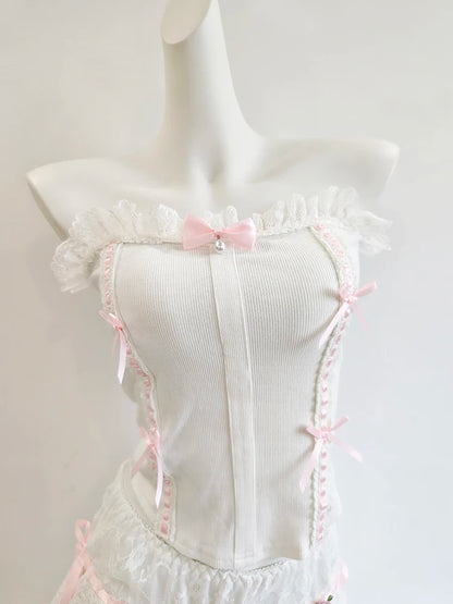 White Ami Top & Set