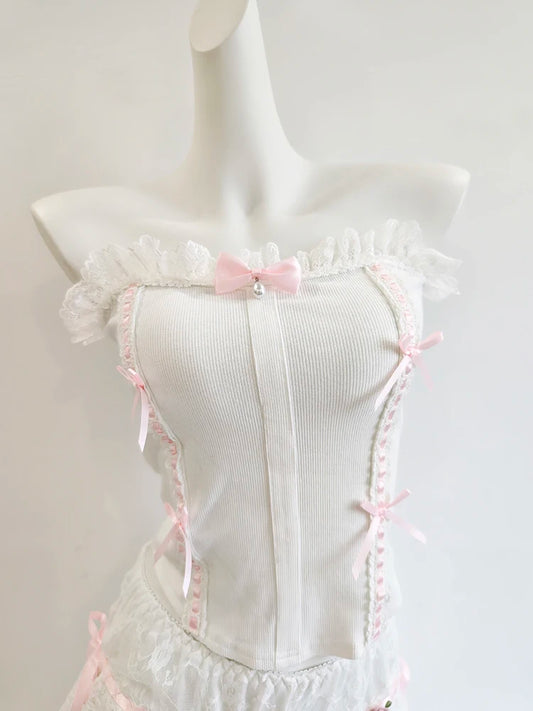 White Ami Top & Set