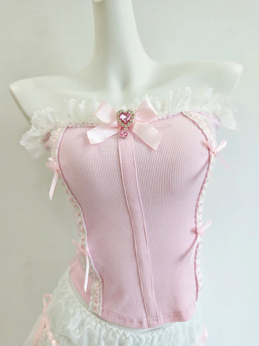 Pink Ami Top & Set