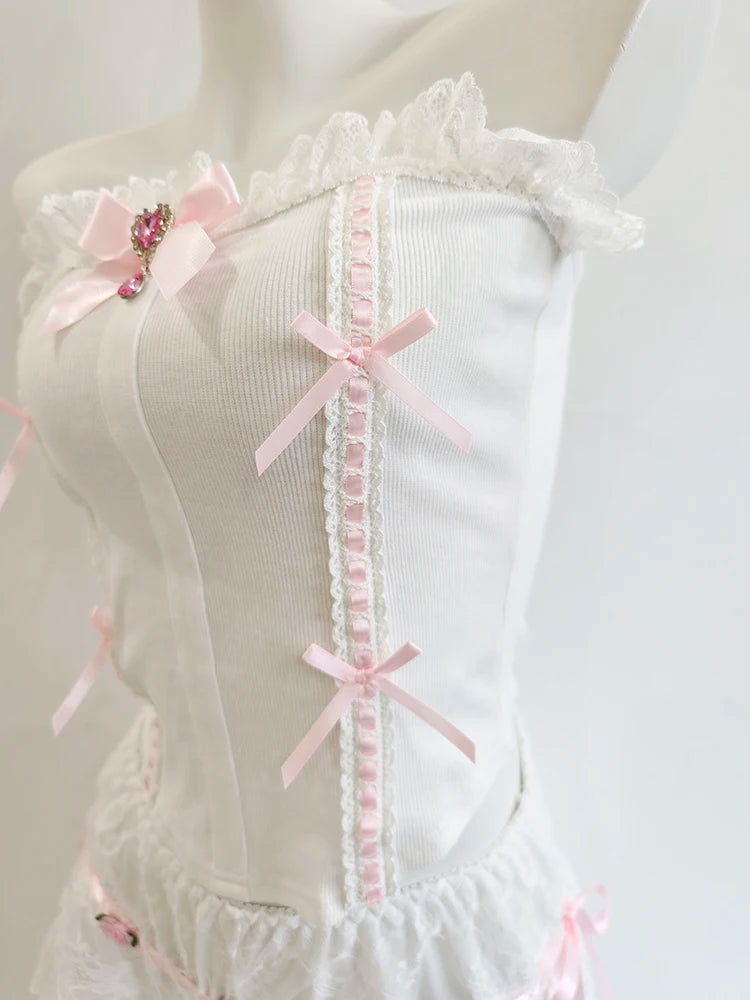 White Ami Top & Set