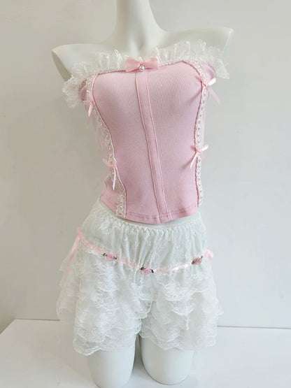 Pink Ami Top & Set
