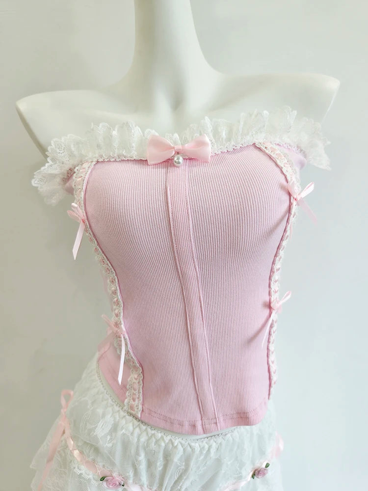 Pink Ami Top & Set